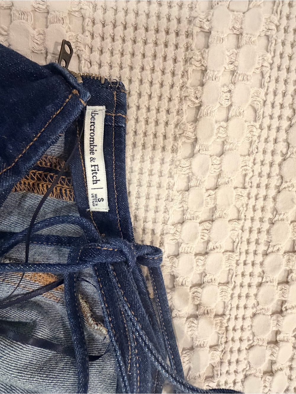 Abercrombie & Fitch Denim Backless Mini Dress - Picture 5 of 5